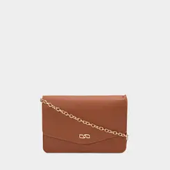 Bolsa Envelope Corrente Gabriela Essencial Marrom