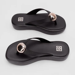 Tamanco Feminino Zaxy Hot Preto