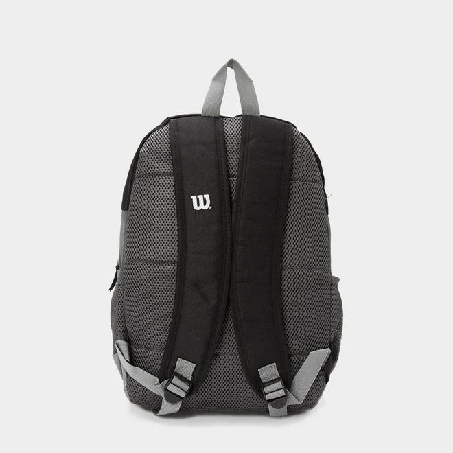 Mochila Wilson Esportiva Bolso Maxi Cinza & Preta