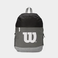 Mochila Wilson Esportiva Bolso Maxi Cinza & Preta