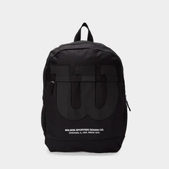 Mochila Wilson Esportiva Logo Maxi Frontal Preta