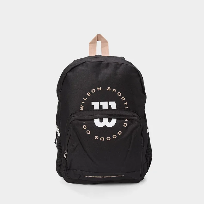 Mochila Wilson Logo & Bolso Frontal Preto