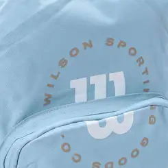 Mochila Wilson Logo & Bolso Frontal Azul Claro