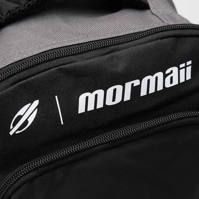 Mochila Mormaii 2 Zíperes Bolso Frontal Preto & Cinza