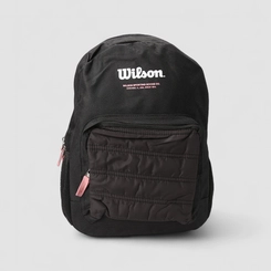 Mochila Wilson Esportiva Bolso Frontal Acolchoado Detalhe Rosa & Preto