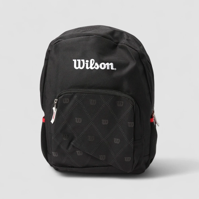 Mochila Wilson Bolso Frontal Vermelho & Preto