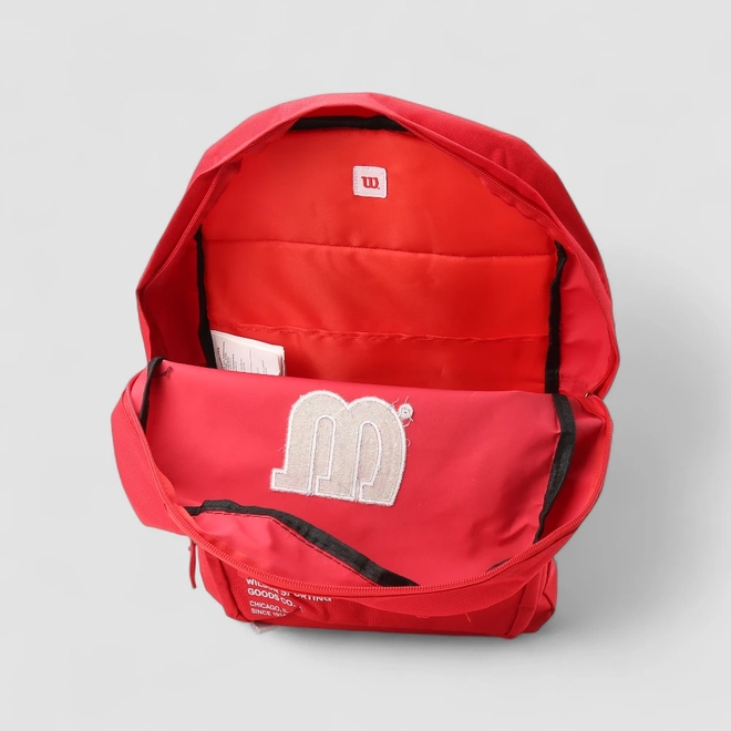 Mochila Wilson Esportiva Duplo Bolso Frontal Vermelho