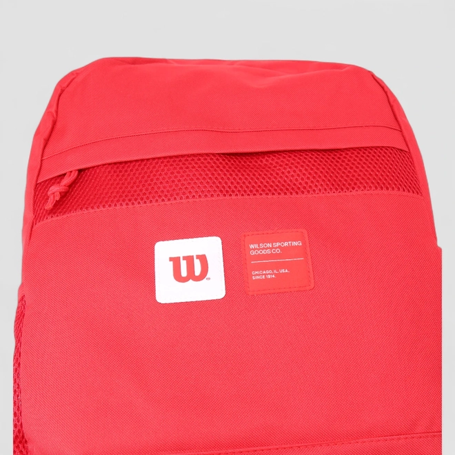 Mochila Wilson Unissex Esportiva Bolso Frontal Vermelho