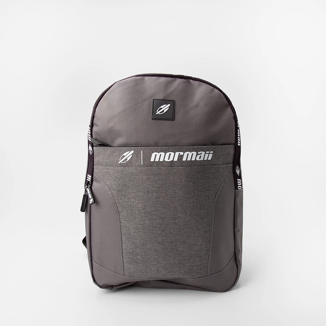 Mochila Mormaii Bolso Frontal 2 Ziperes Cinza