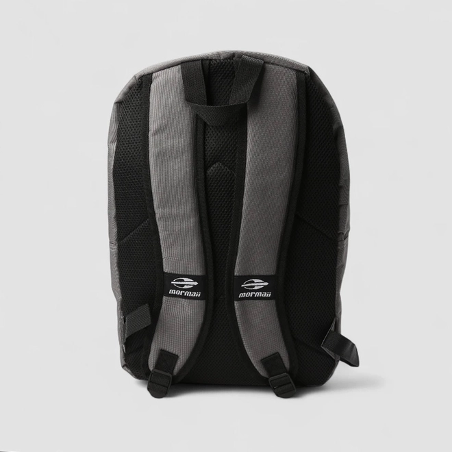 Mochila Mormaii Bolso Frontal 2 Ziperes Cinza