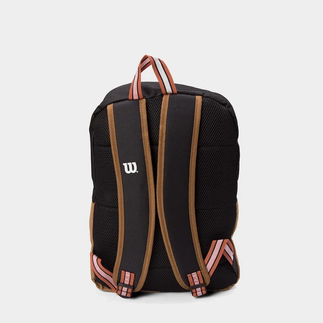 Mochila Wilson Bolso Frontal Basic Caramelo & Preto