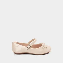 Sapatilha Boneca Infantil Molekinha Laço Off White
