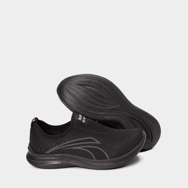 Tênis Esportivo Feminino Kolosh Knit Preto