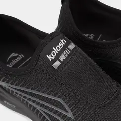 Tênis Esportivo Feminino Kolosh Knit Preto