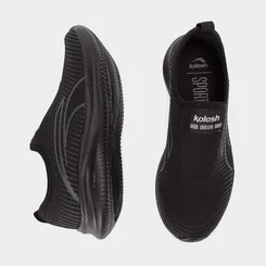 Tênis Esportivo Feminino Kolosh Knit Preto
