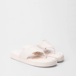 Tamanco Feminino Gabriela Tira Larga Off White
