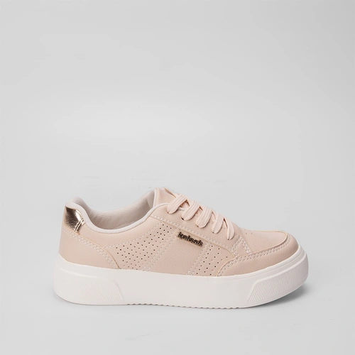 Tênis Kolosh Century Casual Flatform Feminino Logo Nude