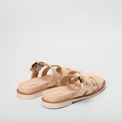 Rasteira Modare Tira Vazada & Fivela Nude