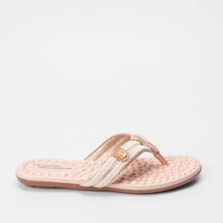 Rasteira Modare Tiras de Dedo Tressê Off White