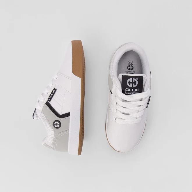 Tênis Casual Infantil Ollie Original Branco