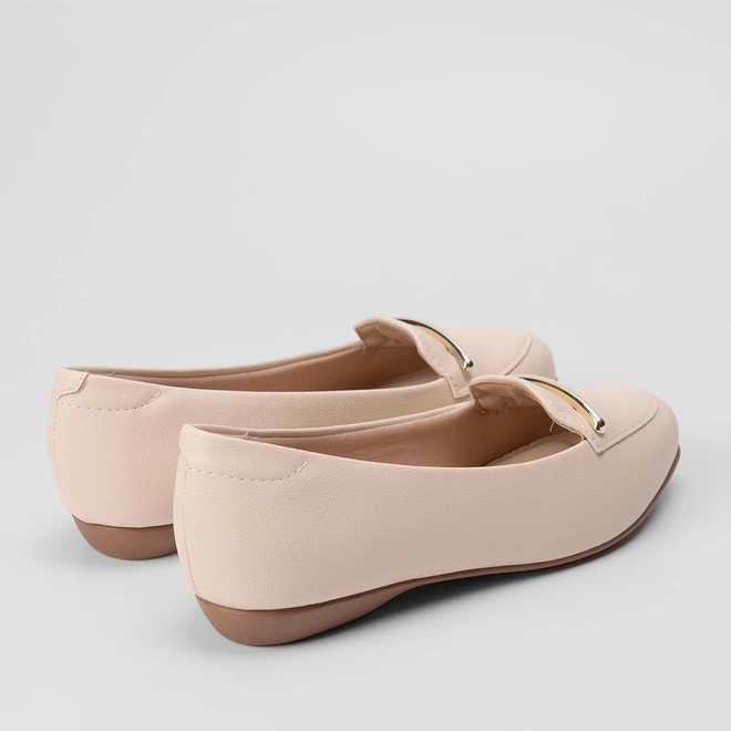 Mocassim Modare Ultraconforto Aplicação Off White