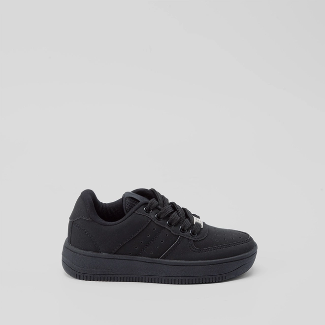 Tênis Casual Infantil Ollie Originals Kings Nobuck Preto