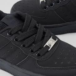 Tênis Casual Infantil Ollie Originals Kings Nobuck Preto