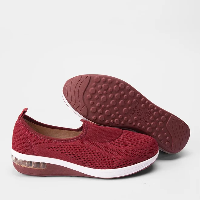 Tênis Modare Gel-Tech Anabela Feminino Vinho
