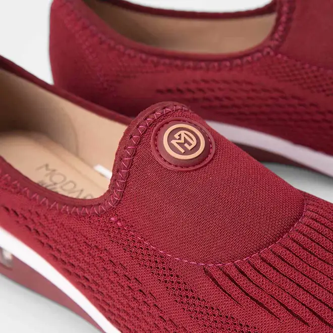 Tênis Modare Gel-Tech Anabela Feminino Vinho