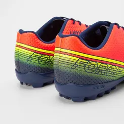 Chuteira Society Umbro Force Amarelo & Laranja