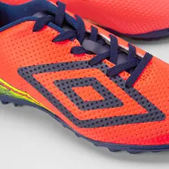 Chuteira Society Umbro Force Amarelo & Laranja