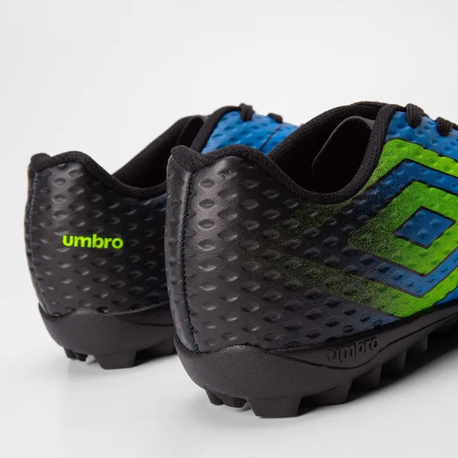 Chuteira Society Umbro Warskin Azul