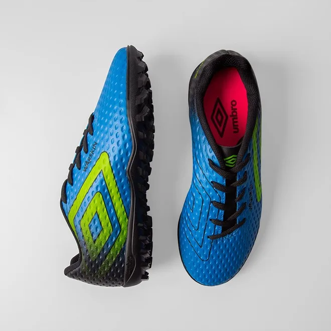 Chuteira Society Umbro Warskin Azul