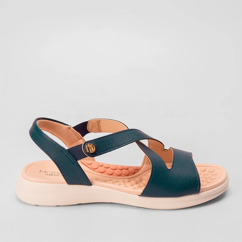 Sandália Modare Flatform Tira Cruzada Marinho