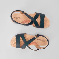 Sandália Modare Flatform Tira Cruzada Marinho