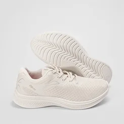 Tênis Actvitta Esportivo Feminino Off White
