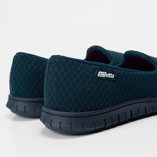 Tênis Actvitta Casual Feminino Slip On Marinho