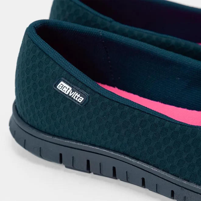 Tênis Actvitta Casual Feminino Slip On Marinho