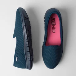 Tênis Actvitta Casual Feminino Slip On Marinho