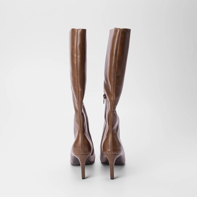 Bota Gabriela Cano Alto Salto Fino Marrom