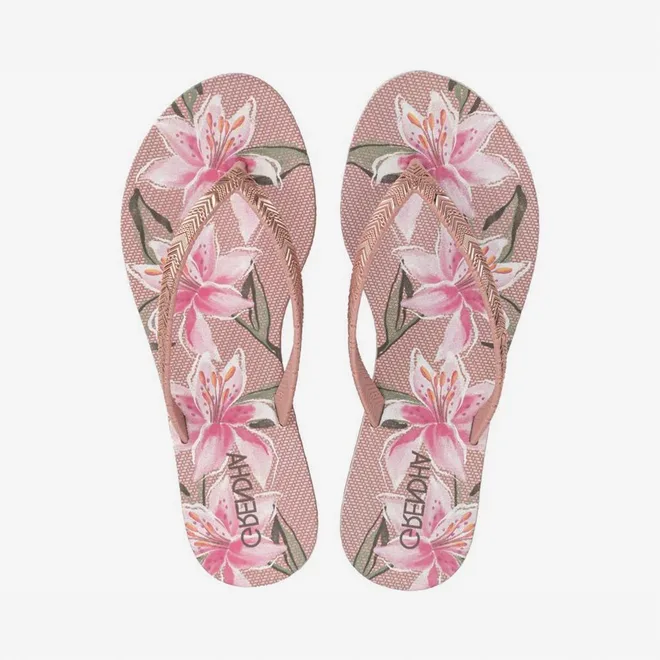 Chinelo Grendha Amor Em Flor Rosê