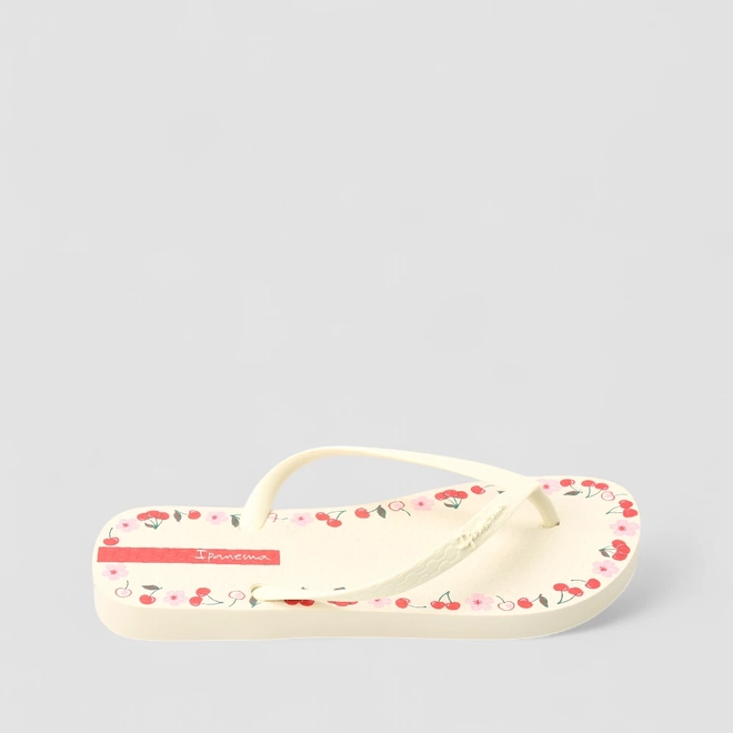 Chinelo Ipanema Day Vermelho & Bege