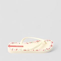 Chinelo Ipanema Day Vermelho & Bege
