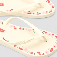 Chinelo Ipanema Day Vermelho & Bege