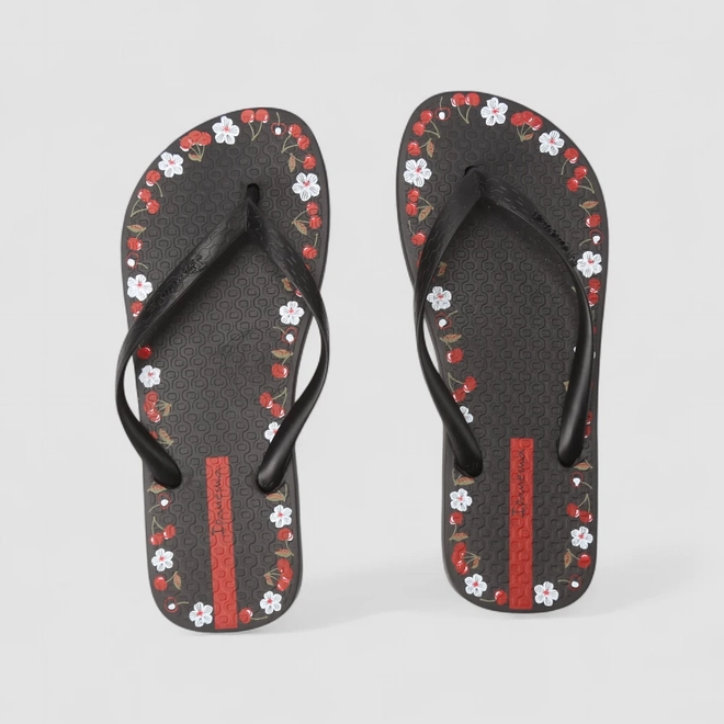 Chinelo Ipanema Day Vermelho & Preto