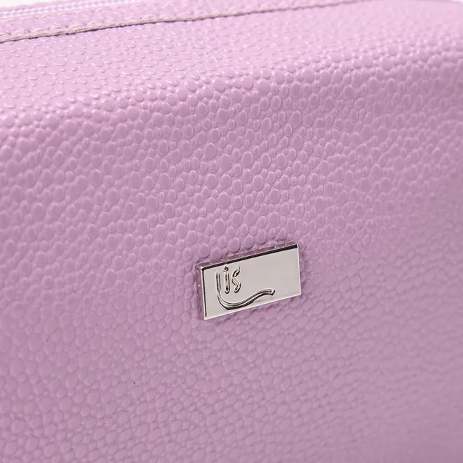 Necessaire Qualis Texturizada Lilás