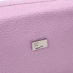 Necessaire Qualis Texturizada Lilás