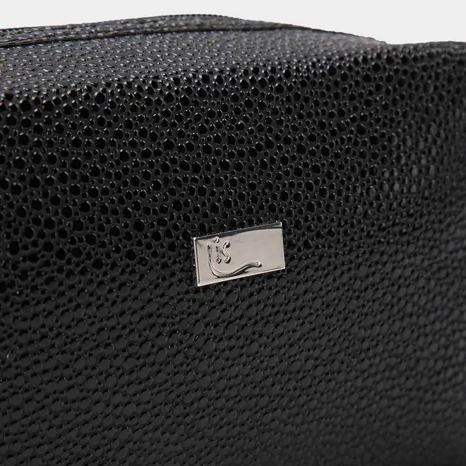 Necessaire Qualis Texturizada Preto