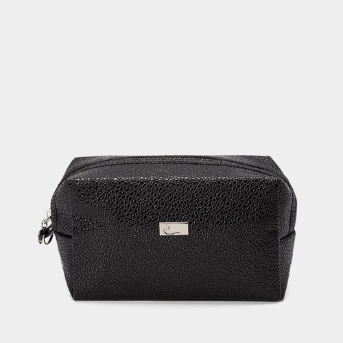 Necessaire Qualis Texturizada Preto