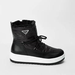 Bota Via Marte Trekki Pelucia Preto